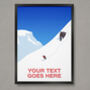 Personalised Skiing Print, thumbnail 1 of 7