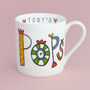 Pops Favourite Bone China Personalised Mug, thumbnail 1 of 6