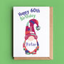 Personalised Gnome Birthday Card, thumbnail 1 of 2
