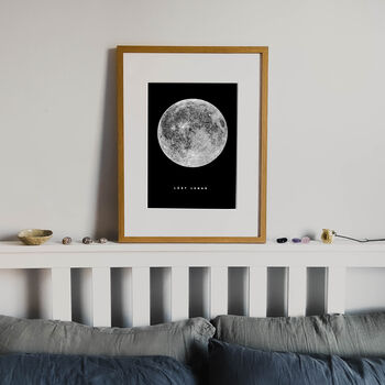 Personalised Lunar Moon Artwork, 8 of 9