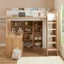 Ava High Sleeper Bed With Desk And Wardrobe, thumbnail 2 of 6