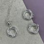 925 Sterling Silver Hope Halo Jewellery Set, thumbnail 10 of 11