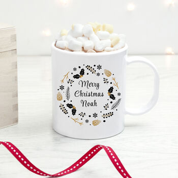 Personalised Ceramic Christmas Mug, 3 of 12