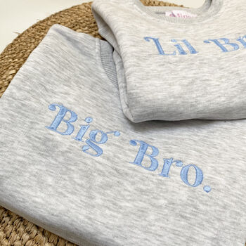 Embroidered Big/Lil. Sibling Sweatshirts, 4 of 11