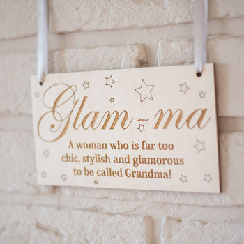 Glam Ma Wooden Sign, 2 of 2