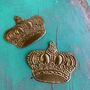 Tin Crown Hanging Ornament, thumbnail 2 of 3