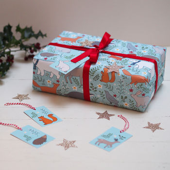 Winter Woodland Wrapping Paper, 4 of 4
