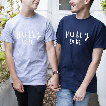 Wifey And Hubby To Be Engagement T Shirt Set, 3 of 9