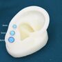 Sterilng Silver Blue Opal White Opal Stone Crystal Stud Earrings, thumbnail 3 of 10