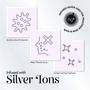 Silver Cloud Pink Satin Giftset Infused With Silver Ions, thumbnail 4 of 4