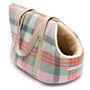 Mutts And Hounds Luxury Dog Carrier Macaroon Tweed, thumbnail 4 of 5