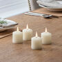 Set Of Four Realistic Flame LED Votive Candles, thumbnail 3 of 4