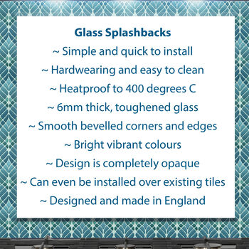 Grey 'Carved Stonework' Toughened Glass Splashback, 8 of 9