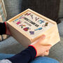Personalised Sewing Box With Sliding Lid, thumbnail 4 of 5