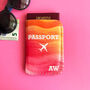 Personalised Passport Holder Sunset Orange, thumbnail 3 of 3