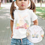 Easter Bunny And Chick Children's T Shirt Or Baby Grow, thumbnail 1 of 5