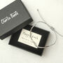 Sterling Silver 'Happy 50th' Morse Code Bracelet, thumbnail 2 of 6