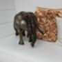 Elephant One Foot Metal Sculpture, thumbnail 5 of 8