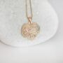 9ct Yellow Gold Love You Always Heart Locket, thumbnail 2 of 10