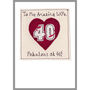 Personalised Ruby 40th Wedding Anniversary Card, thumbnail 6 of 12