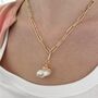 Hear The Sea Single Shell Textured Chain Necklace, thumbnail 1 of 3