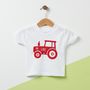 Tractor Personalised Kid's T Shirt, thumbnail 1 of 6