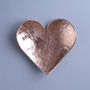 9th Anniversary Gift. Copper Heart Dish, thumbnail 7 of 8