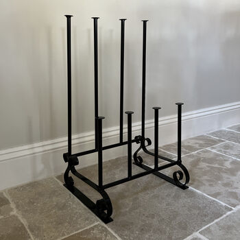 Langton Traditional Boot Rack In Black, 5 of 10