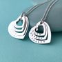 Personalised Multiple Heart Necklace, thumbnail 1 of 8