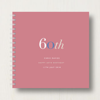 Personalised 60th Birthday Memory Book Or Album, 11 of 12