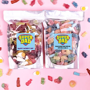 Personalised Father's Day 1kg Mega Bag Of Sweets, 4 of 4