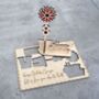 3D Personalised Wood Daisy In Pot Card, thumbnail 3 of 6