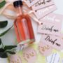 Blush Pink And Gold Label Pack For Wedding Favours, thumbnail 1 of 3