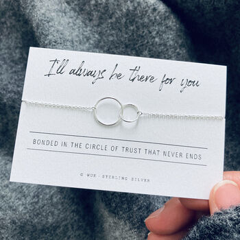 Silver Rings Bracelet. Always There For You, 4 of 6