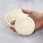 A Slice Of Green Organic Cotton Facial Pads Five Pack, thumbnail 7 of 11