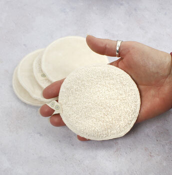 A Slice Of Green Organic Cotton Facial Pads Five Pack, 7 of 11
