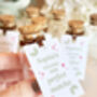 Perfect Matcha Hen Party Favours Personalised Shot Bottle Party Bag Filler, thumbnail 7 of 7