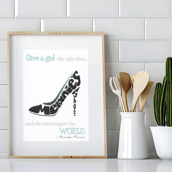 Personalised Stiletto Print, 2 of 4