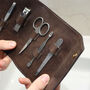 Engraved Leather Personalised Grooming Kit, thumbnail 4 of 6