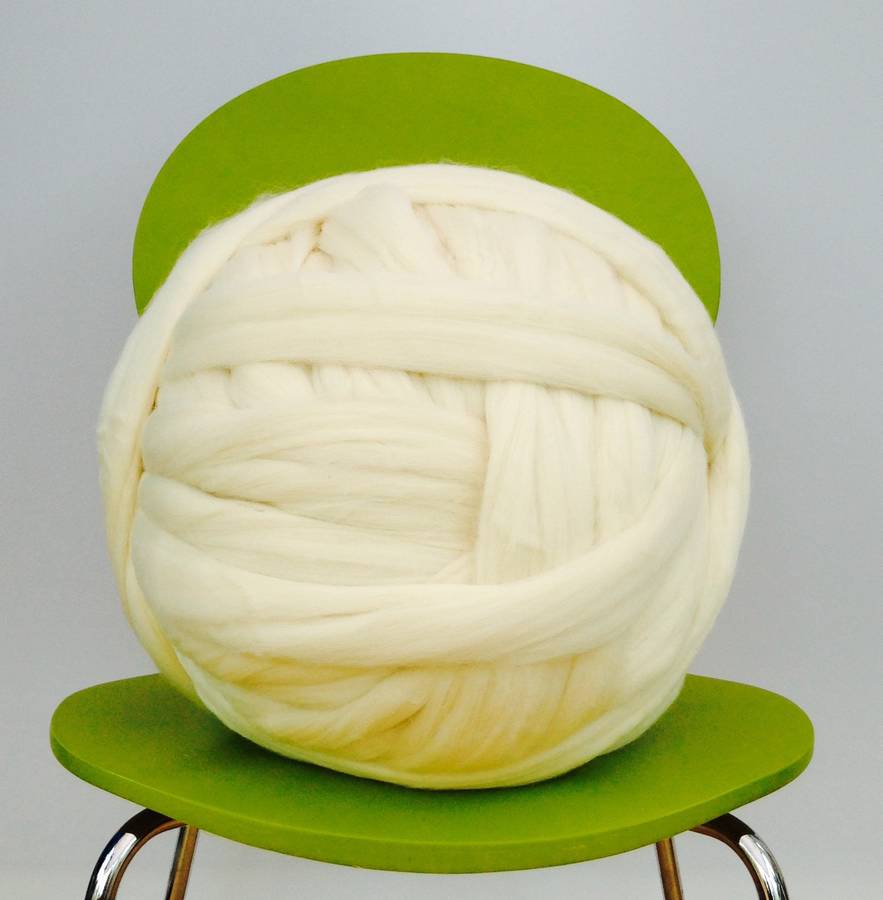 giant yarn arm knitting or needle knitting 1kg by wool couture