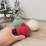 Bead Christmas Bauble Candle Festive Bauble Decoration, thumbnail 9 of 10