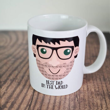 Perfect Dad Personalised Face Mug Gift, 5 of 12