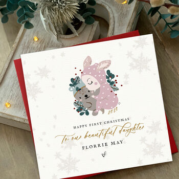 Baby's First Christmas|Christmas Card|Son|Daughter Sb, 2 of 7