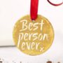 'Best Person Ever' Valentine's Chocolate Gold Medal, thumbnail 1 of 10