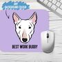 Bull Terrier Face Mouse Mat, thumbnail 4 of 4