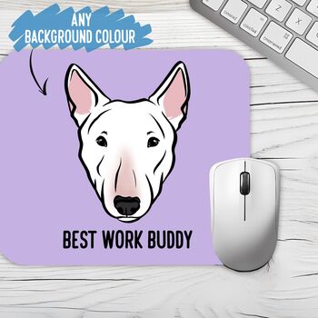 Bull Terrier Face Mouse Mat, 4 of 4