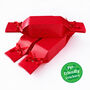 Six Reusable Eco Crackers 'Christmas Red' Design, thumbnail 2 of 8