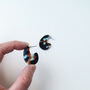 Coral Mini Teardrop Earrings, thumbnail 2 of 6