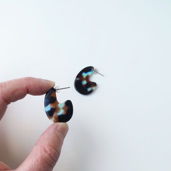 Coral Mini Teardrop Earrings, 2 of 6