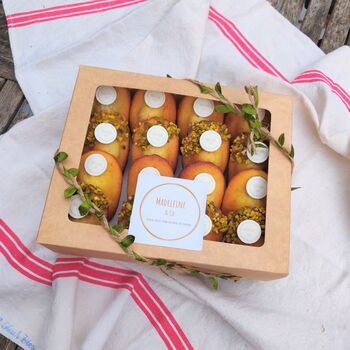 Citrus And Orange Blossom Mixed Madeleine Gift Box, 4 of 4